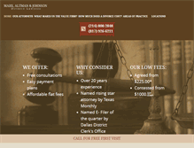 Tablet Screenshot of divorcegranted.com